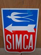 Reclamebord Simca, Ophalen of Verzenden, Nieuw, Auto's