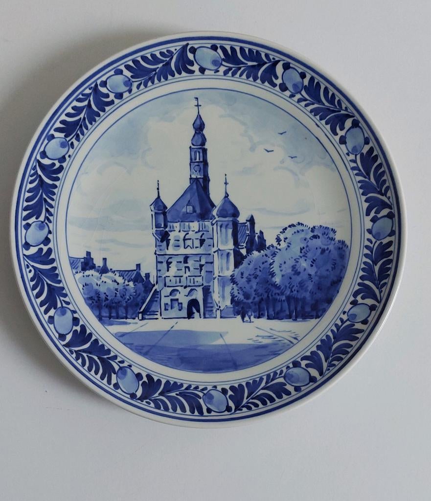 Delfts blauw bord, Antiek en Kunst, Ophalen of Verzenden