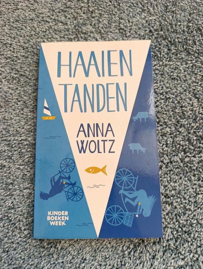 Haaietanden - Anna Woltz (Kinderboekenweekgeschenk), Ophalen of Verzenden, Zo goed als nieuw, Anna Woltz, Fictie algemeen
