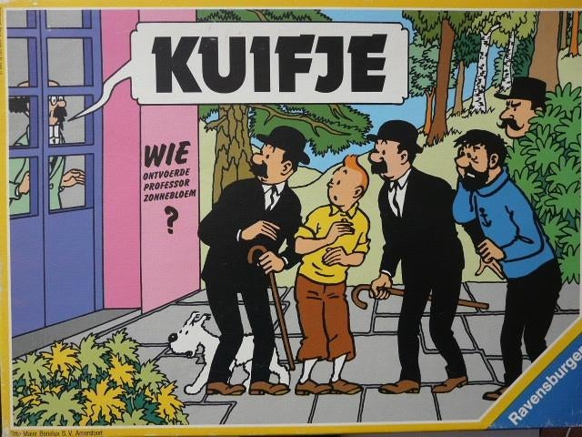 Kuifje detective spel, Ophalen of Verzenden, Kuifje, Zo goed als nieuw, Boek of Spel