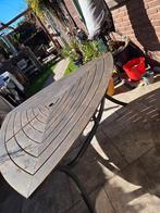 Eettafel tuintafel tafel Hartman Triangulair, Gebruikt, 6 zitplaatsen, Aluminium, Ophalen of Verzenden