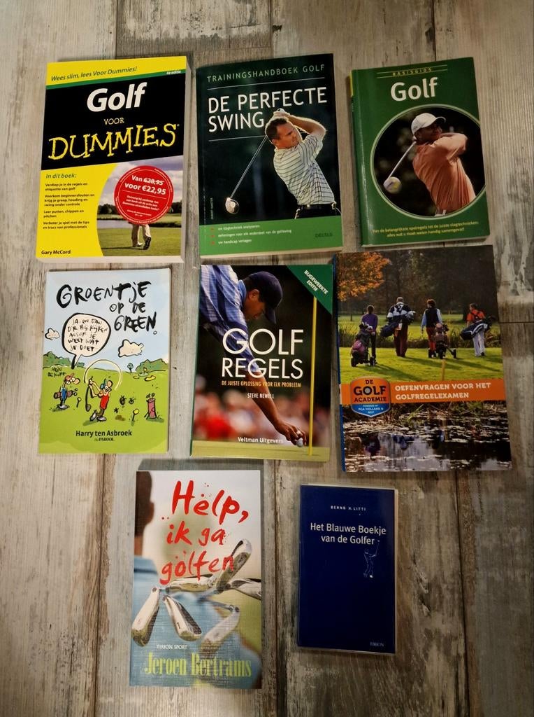 Nieuwe golfboeken - apart of als set te koop, Ophalen of Verzenden, Nieuw, Overige sporten