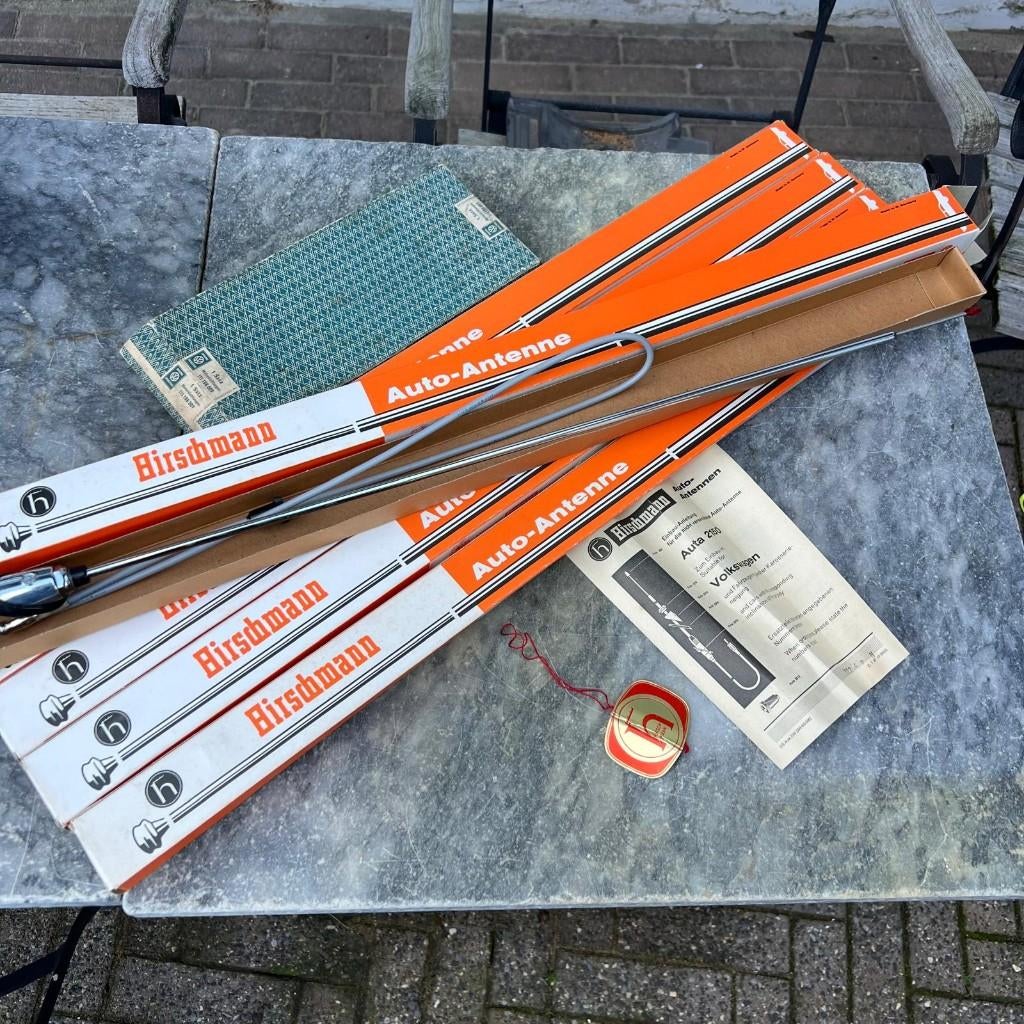 VW NOS Hirschmann Rode tip Antenne Kever, Auto diversen, Auto-accessoires, Zo goed als nieuw, Ophalen of Verzenden
