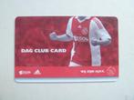 Dagclubcard. Ajax. 2011/2012  Ajax- Heracles  bruin, Ophalen of Verzenden, Zo goed als nieuw, Ajax, Overige typen