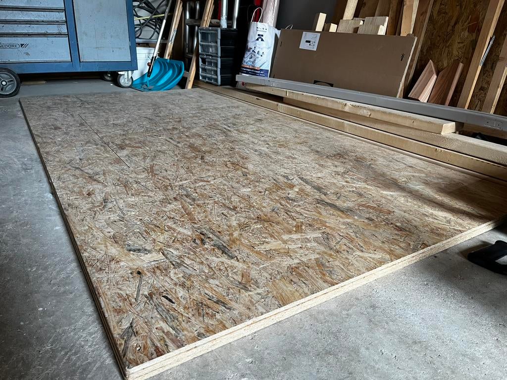 OSB-platen 122x244cm - 9mm 3 stuks, Ophalen, Nieuw, Hout, Minder dan 20 mm