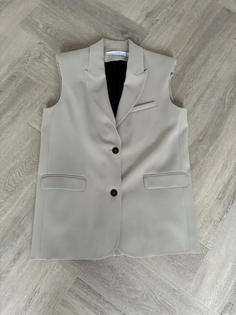 Iro gilet, Kleding | Dames, Maat 38/40 (M), Beige, Ophalen of Verzenden, Zo goed als nieuw