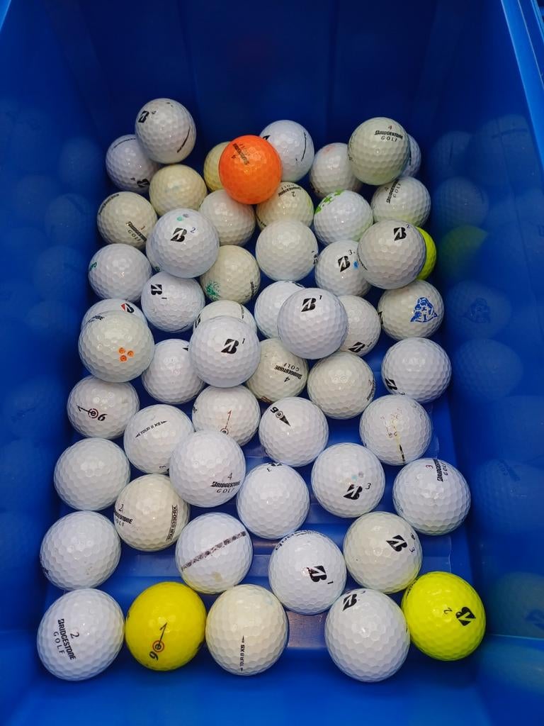 Bridgestone golfballen zie beschrijving, Sport en Fitness, Golf, Ophalen of Verzenden, Gebruikt, Bal(len)