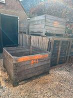 Houten fruitkisten / voorraadbakken / kisten    7 stuks, Doe-het-zelf en Verbouw, Kratten en Dozen, Ophalen, Gebruikt, 100 cm of meer