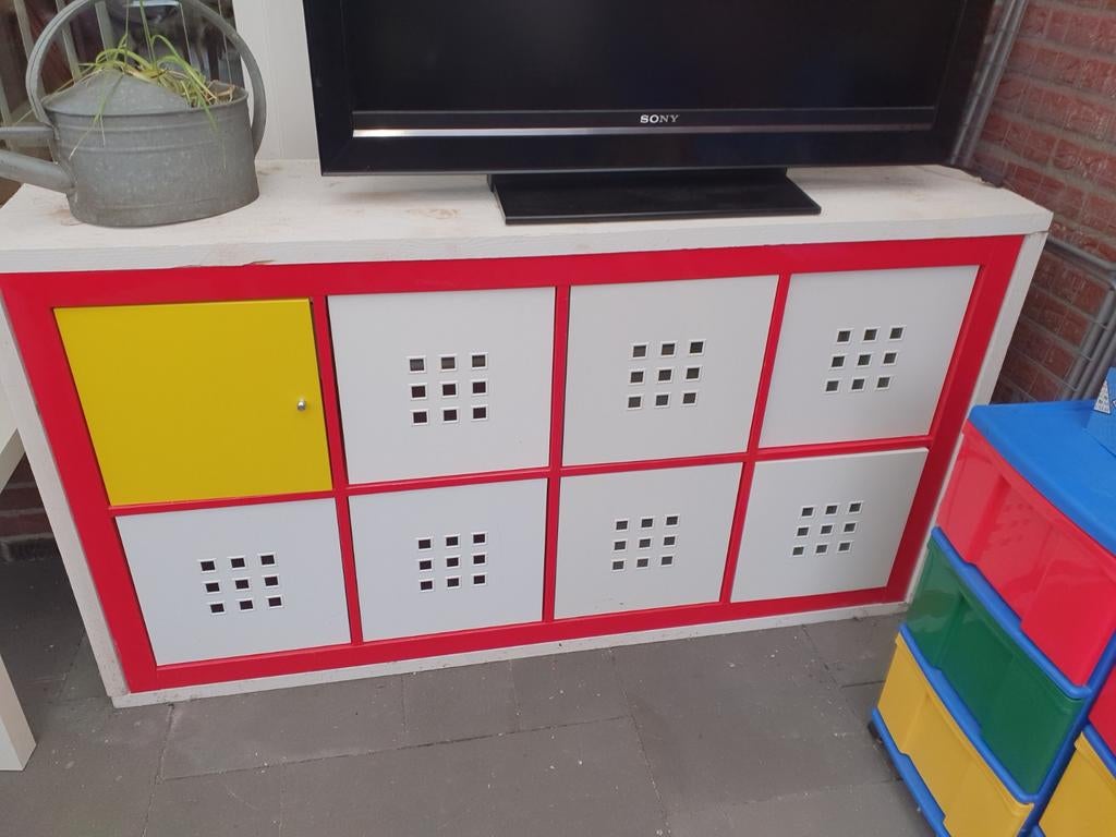 Kallax kast vakken kast ikea zonder bakken met deurtje., Huis en Inrichting, Ophalen, 50 tot 100 cm, Zo goed als nieuw, Minder dan 100 cm