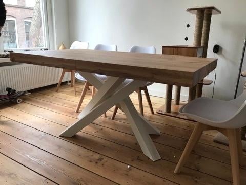 Mobili Fiver Emma Extendable Dining Table – Made in Italy, Ophalen, Zo goed als nieuw, Rechthoekig, 50 tot 100 cm