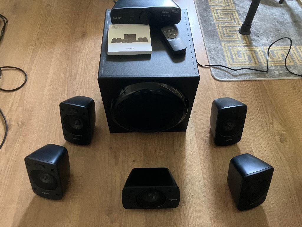Logitech z906 5.1 speakers, Gebruikt, 5.1-systeem, Overige spelers, 40 tot 70 watt