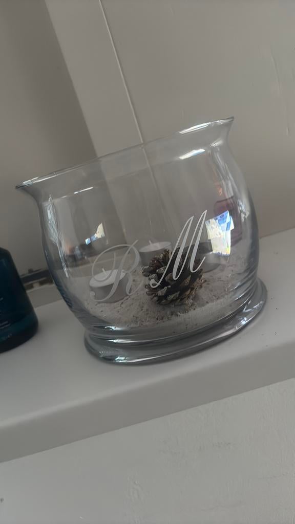 Riviera maison pot/vaas, Overige typen, Ophalen of Verzenden, Overige stijlen, Glas