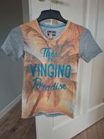 Vingino T-shirt met palmboomprint - Maat 134/140, Ophalen of Verzenden, Zo goed als nieuw, Vingino, Shirt of Longsleeve
