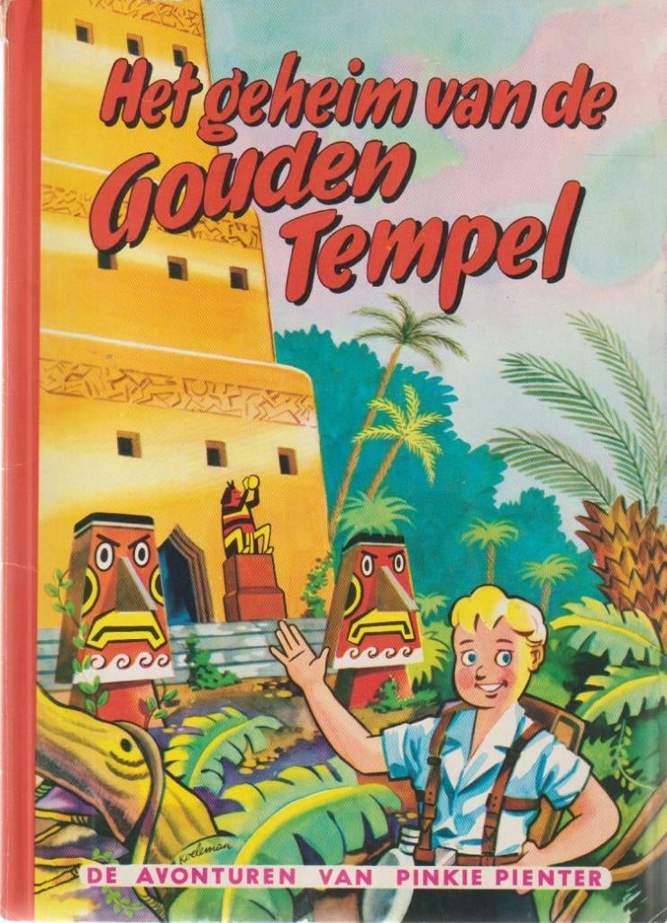 Pinkie Pienter # Het geheim van de gouden Tempel - foto's, Boeken, Eén stripboek, Ophalen of Verzenden, Zo goed als nieuw
