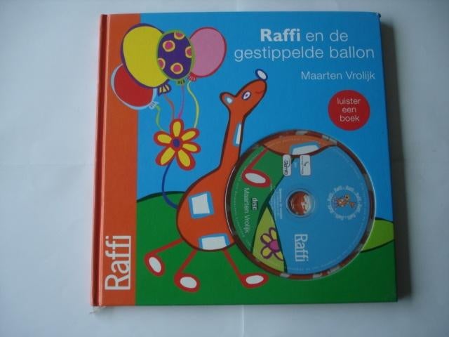 kleuter.01(1158) raffi en de gestippelde ballon. Met CD :, Ophalen of Verzenden, Zo goed als nieuw, Fictie algemeen