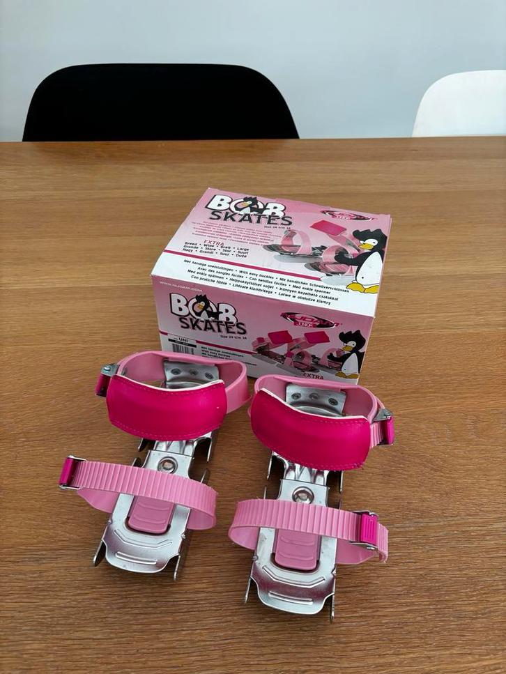 Bob skates roze, verstelbaar maat 24-34, Sport en Fitness, Schaatsen, Ophalen of Verzenden, Gebruikt, Overige typen, Overige merken