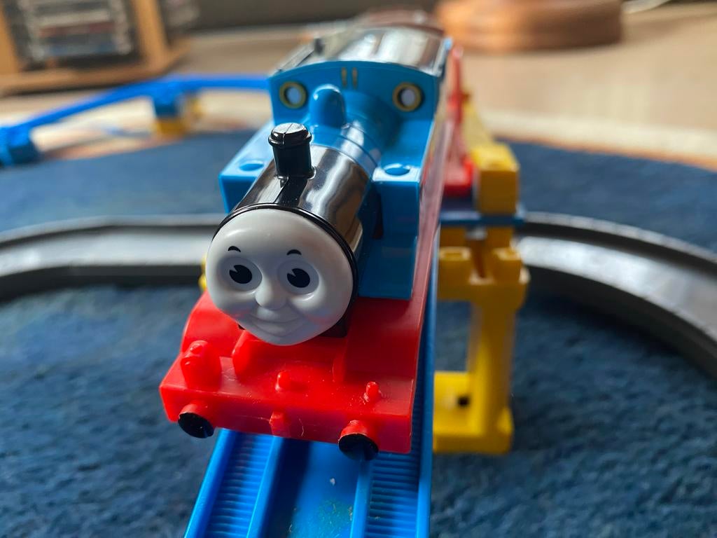 Thomas de Trein Cranky Deluxe Actie Set, Ophalen of Verzenden, Zo goed als nieuw