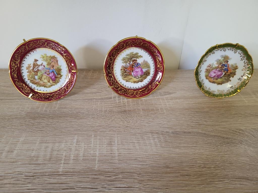 2 Limoges bordjes 11,5cm doorsnee, Ophalen