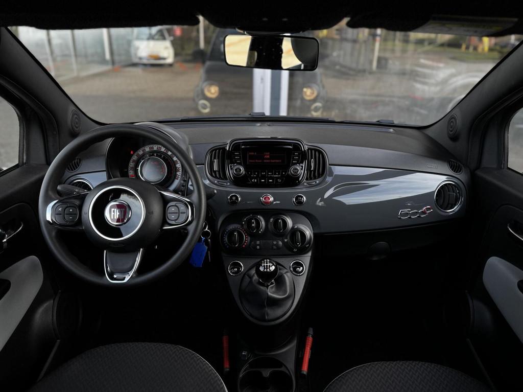 Fiat500 1.0HybridPop|Cabrio|DAB|Airco|Elekramen|6-bak|Cruise, Voorwielaandrijving, Euro 6, 4 stoelen, Origineel Nederlands