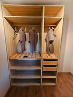 PAX Garderobekast-combinatie, Berken, Ophalen, Gebruikt, 100 tot 150 cm, 50 tot 75 cm