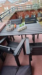 Houten tuinset, Ophalen, Gebruikt, Hout