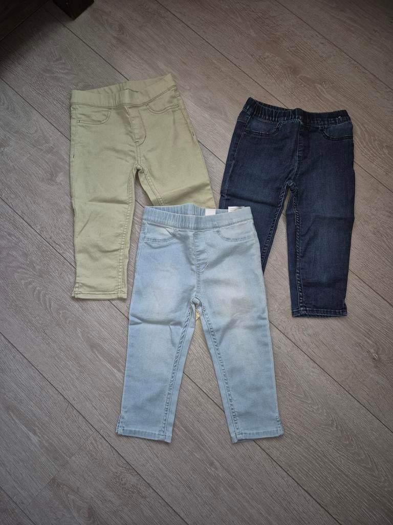 H&M Enkellange Jegginga 110, Kinderen en Baby's, Kinderkleding | Maat 110, Ophalen of Verzenden, Zo goed als nieuw, Meisje, Jas