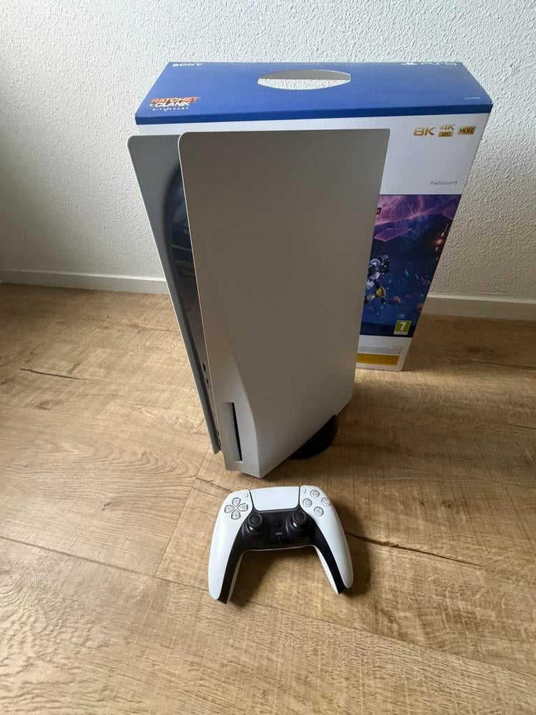Playstation 5 te koop + accessoires & games, Ophalen, Zo goed als nieuw, Playstation 5