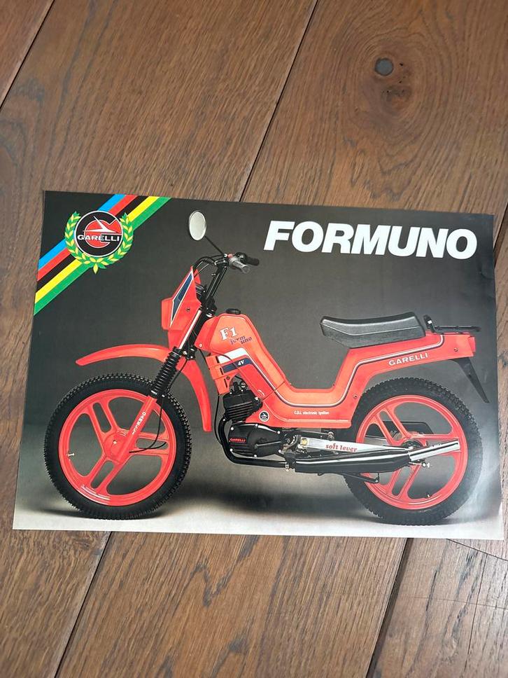 Mooie Garelli Formuno Bromfiets Folder, Motoren, Handleidingen en Instructieboekjes, Overige merken, Ophalen of Verzenden