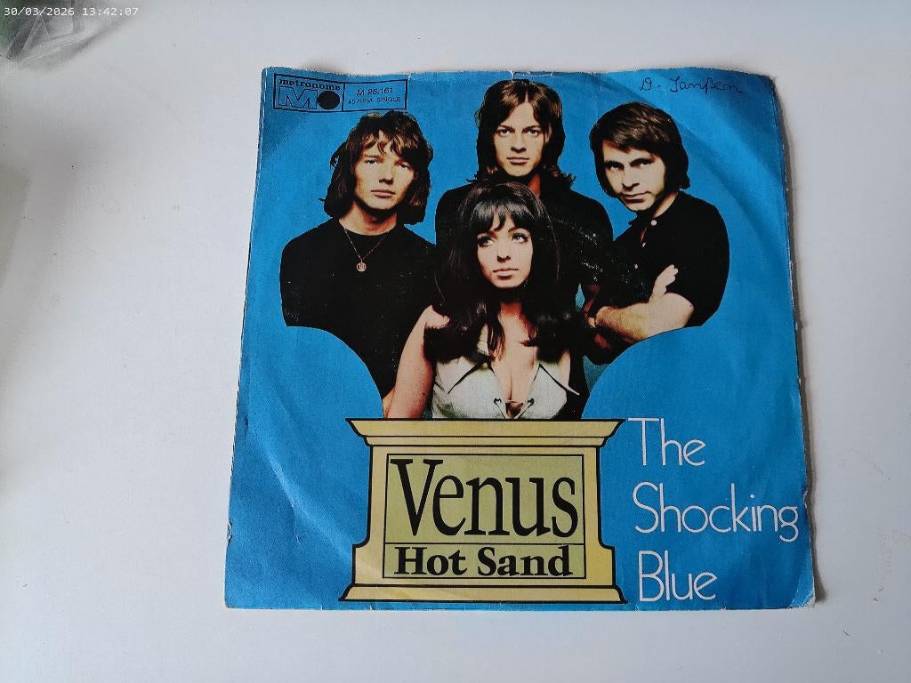The Shocking Blue - Venus / Hot Sand, Cd's en Dvd's, Vinyl Singles, Gebruikt, Single, Rock en Metal, 7 inch, Ophalen of Verzenden