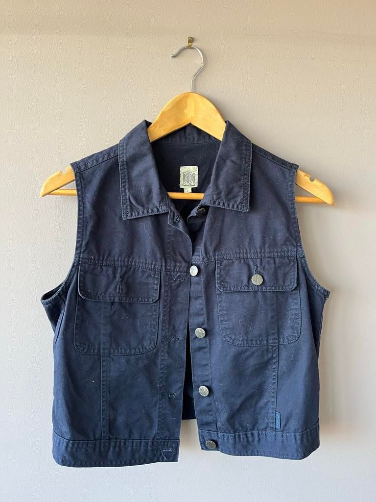 DIDI mouwloos spijkerjasje/gilet - Maat 1 (46 cm lang), Ophalen of Verzenden, Gedragen