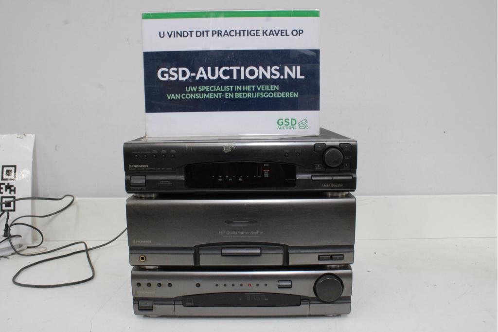 3-Delig Pioneer Hi-Fi Audiosysteem, Audio, Tv en Foto, Stereo-sets, Ophalen of Verzenden, Niet ingevuld, Niet ingevuld, Niet ingevuld