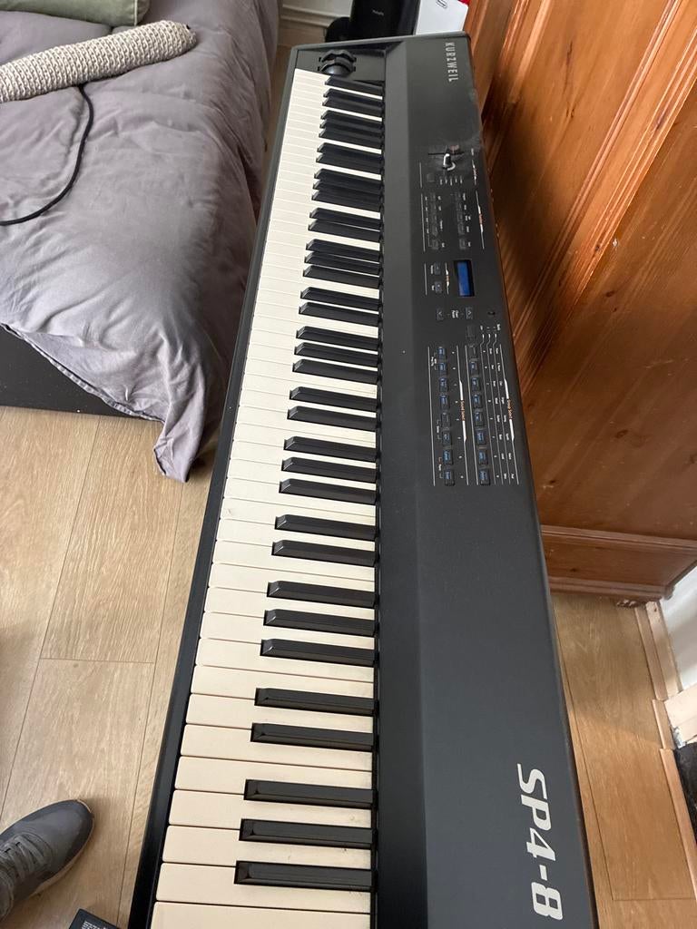 Kurzweil SP4-8 Stage Piano - 88 Gewogen Toetsen, Gebruikt, 88 toetsen, Aanslaggevoelig, Ophalen