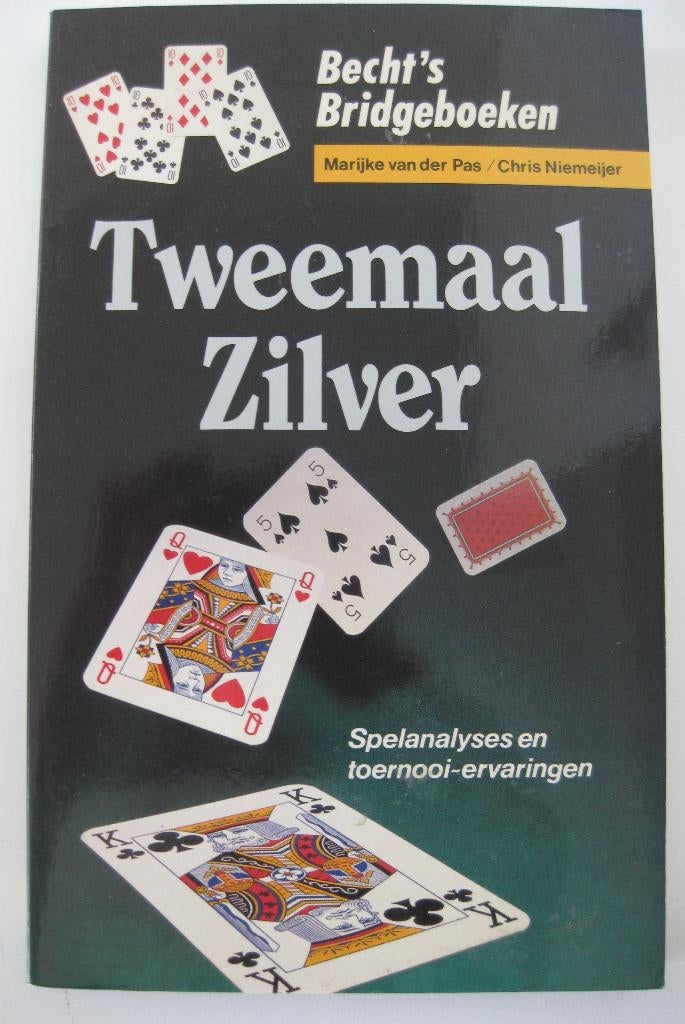 Boek: Bridgeboek Tweemaal Zilver - Spelanalyses, Ophalen of Verzenden, Zo goed als nieuw, Overige onderwerpen