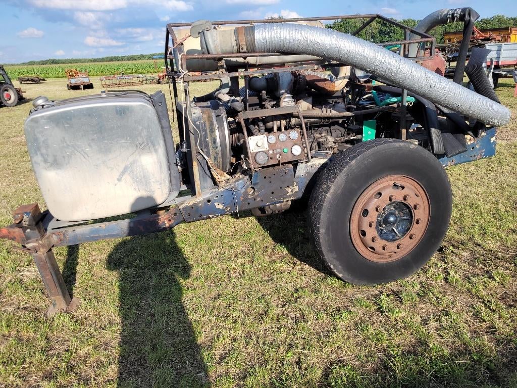 Daf 6 cilinder motorpompset met landini pomp, Tuin en Terras, Waterpompen, Ophalen, Gebruikt, Handmatig, Beregeningspomp