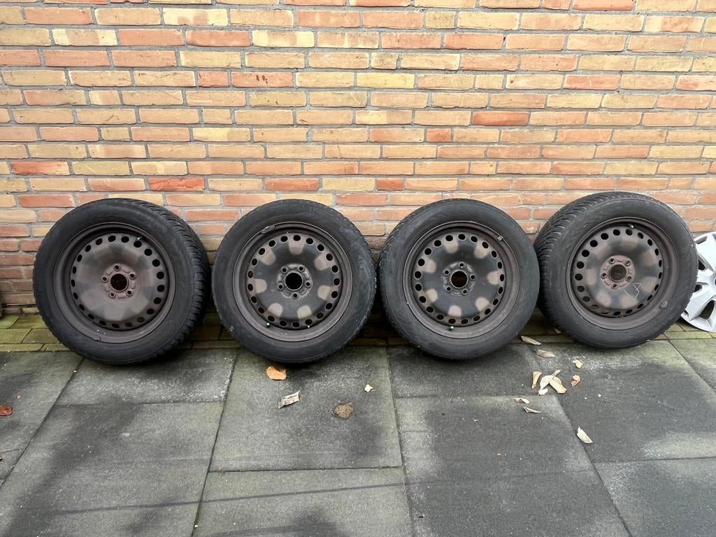 Banden op velg. 5*108, Ophalen, Gebruikt, 16 inch, Banden en Velgen