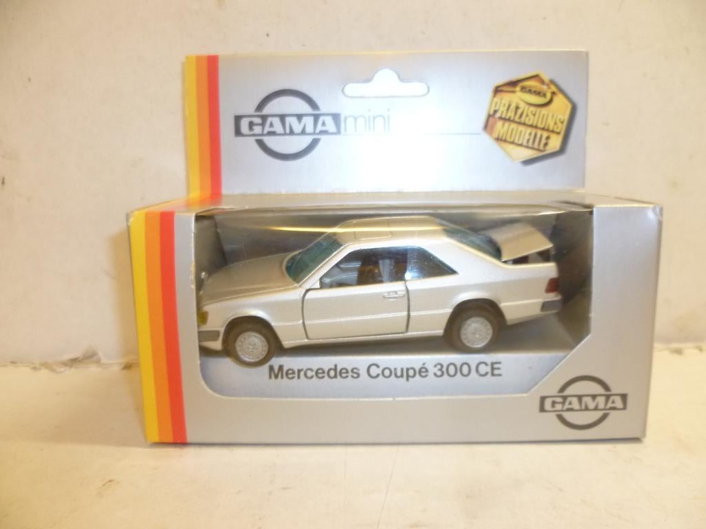 Gama 1168 Mercedes 300 CE Coupé zilvergrijs 1:43 auto, Ophalen of Verzenden, Nieuw, Auto, Gama