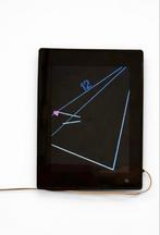 Present Time Memphis-Stijl Neon Klok, Antiek en Kunst, Antiek | Klokken, Ophalen of Verzenden