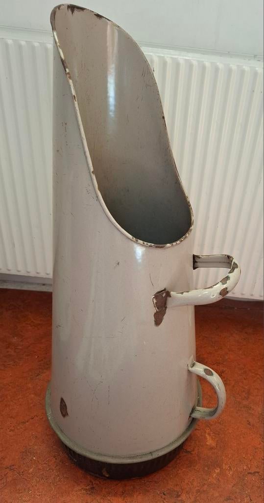 Emaille kolenkit uit de jaren 60, Antiek en Kunst, Antiek | Emaille, Ophalen