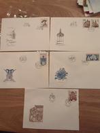 5 Eerstedagenveloppen Tsjechoslowakije 1991, Ophalen of Verzenden