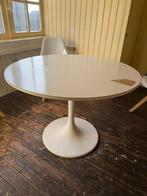 IKEA DOCKSTA eettafel met 4 stoelen, Huis en Inrichting, Tafels | Eettafels, Ophalen, Overige materialen, Gebruikt, Rond