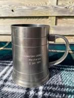 Vintage tinnen bierpul Brouwerijen LAMOT Mechelen 1971, Ophalen of Verzenden