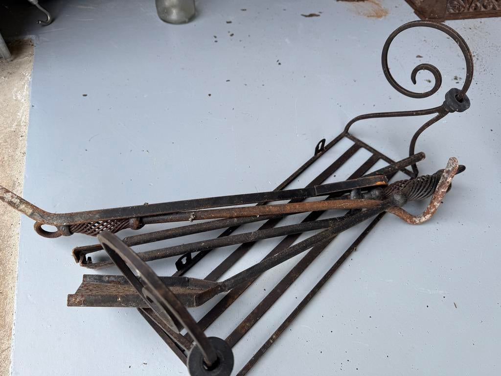 Open haard vuurset, Ophalen