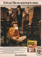 Retro reclame 1974 Knorr soep jongetje in de klas, Verzenden, Overige typen