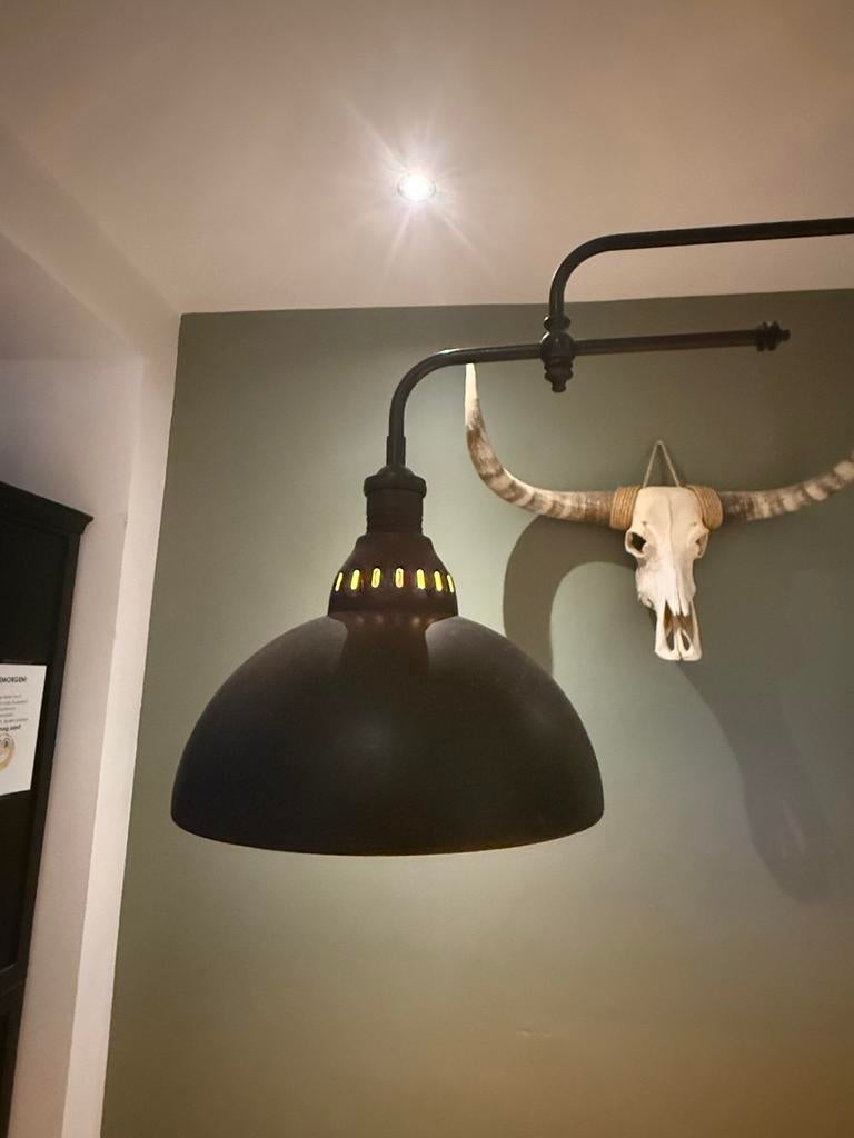 Hanglamp voor boven eettafel, Ophalen, Gebruikt, Metaal, 75 cm of meer