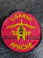 US Army Apache Helicopter Patch, Ophalen of Verzenden, Landmacht, Amerika, Embleem of Badge