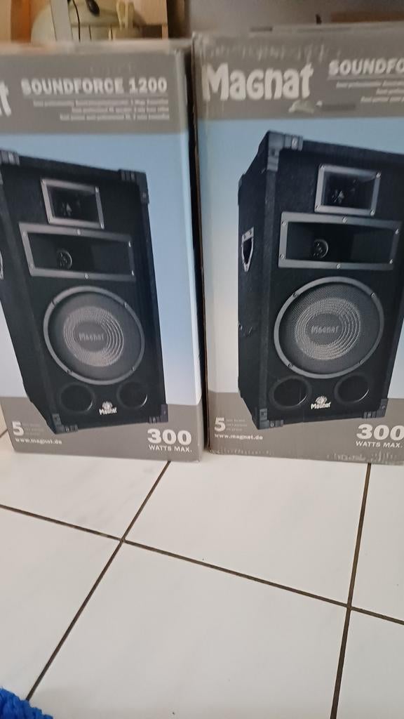 Magnat Soundforce  1200 - 2 stuks, Audio, Tv en Foto, Luidsprekers, Magnat, Nieuw, Ophalen of Verzenden, 120 watt of meer