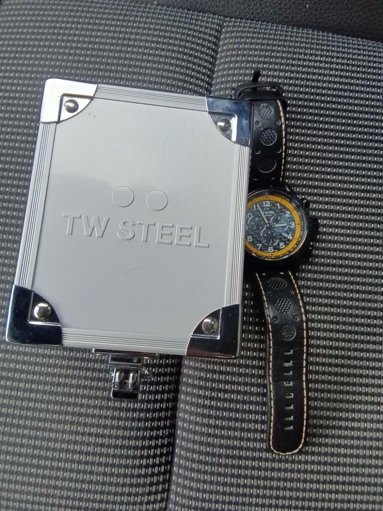 Tw steel coronel horloge, Sieraden, Tassen en Uiterlijk, Horloges | Heren, Ophalen, Gebruikt, Leer, Overige merken