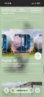 Pitplek Wildeburg camping te koop!, Caravans en Kamperen, Ophalen, Nieuw, Tot en met 2