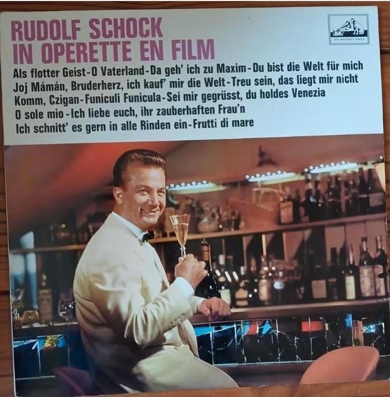 LP Rudolf Schock in operette en film, Ophalen of Verzenden, Gebruikt, 12 inch, Opera of Operette