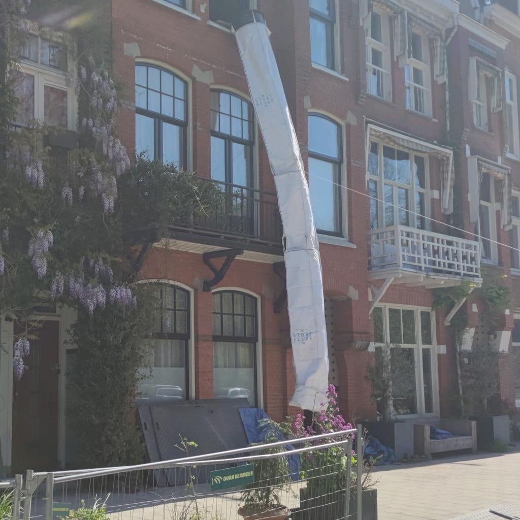 Stortslurf, 3 delen met inwerpring, Ophalen, Gebruikt